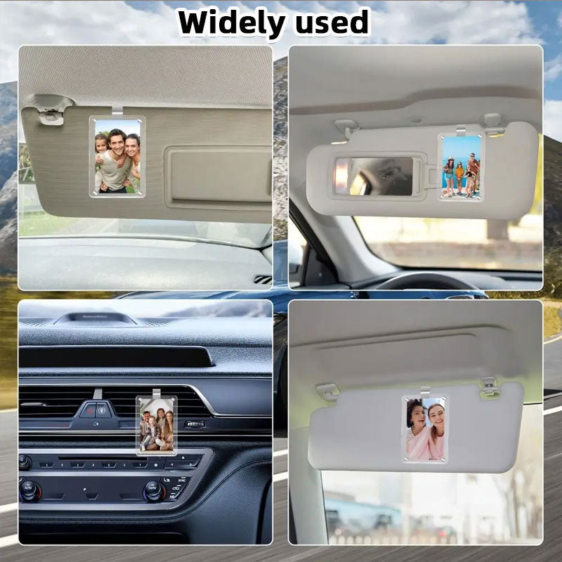 Sonnenblende für Autos mit Fotohalterung