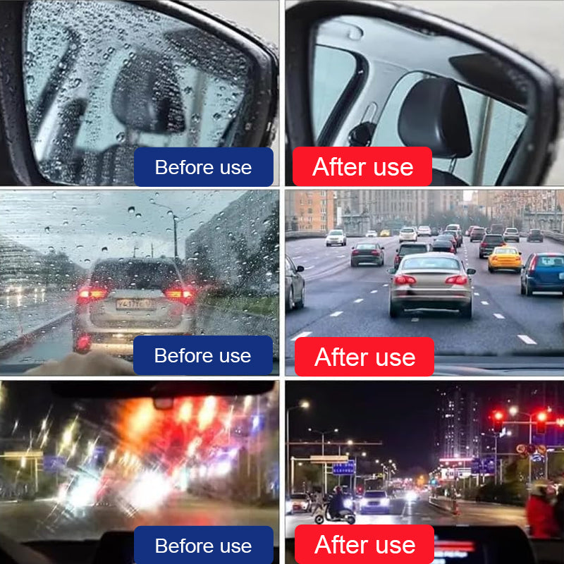 🚗 Multifunktionale Autoglas-Ölfilm-Entfernungsbürste