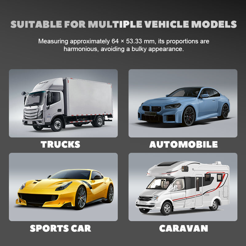 Individuelles Logo-Emblem für die Mittelkonsole – 3D-Metallaufkleber für Autos🚗🛡️