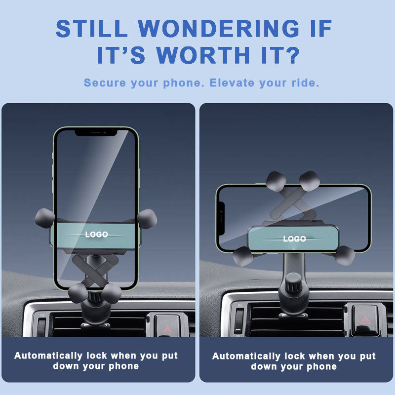 Maßgeschneiderter Schwerkraft-Autotelefonhalter