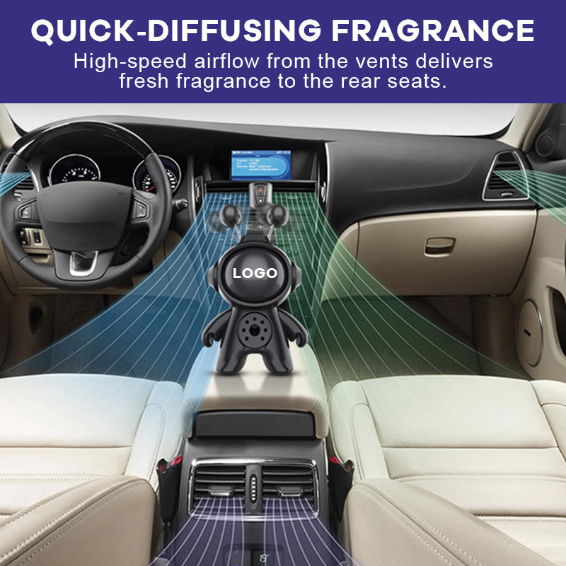 Roboterförmiger Diffusor für die Klimaanlagenlüftung im Auto