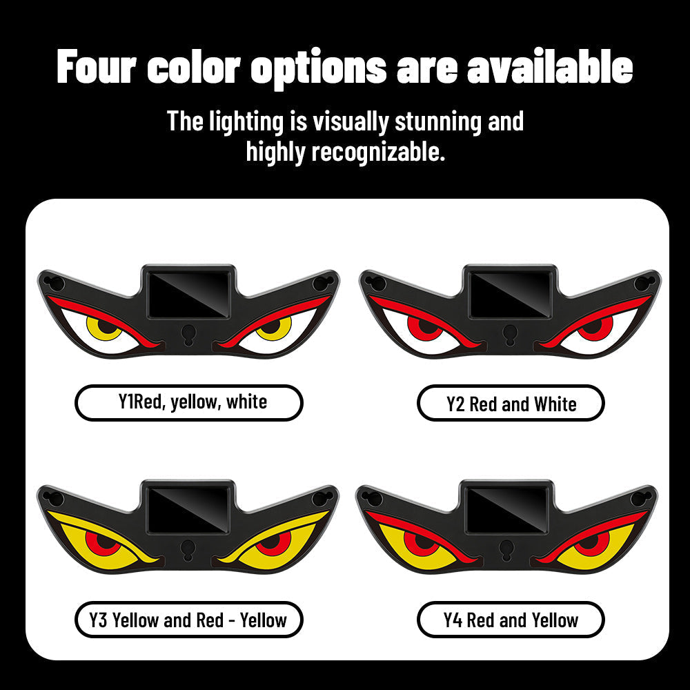 LED-Autoaufkleber „Dämonenaugen“👹 – Verleihe deinem Auto einen wilden, nächtlichen Look