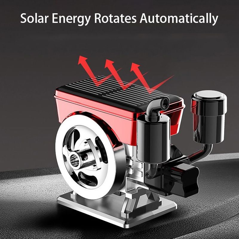 Solarbetriebener, selbstdrehender Aromadiffusor für das Auto