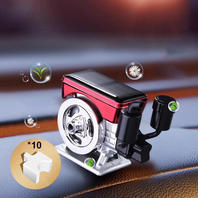 Solarbetriebener, selbstdrehender Aromadiffusor für das Auto