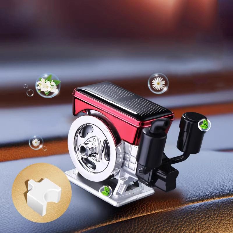 Solarbetriebener, selbstdrehender Aromadiffusor für das Auto