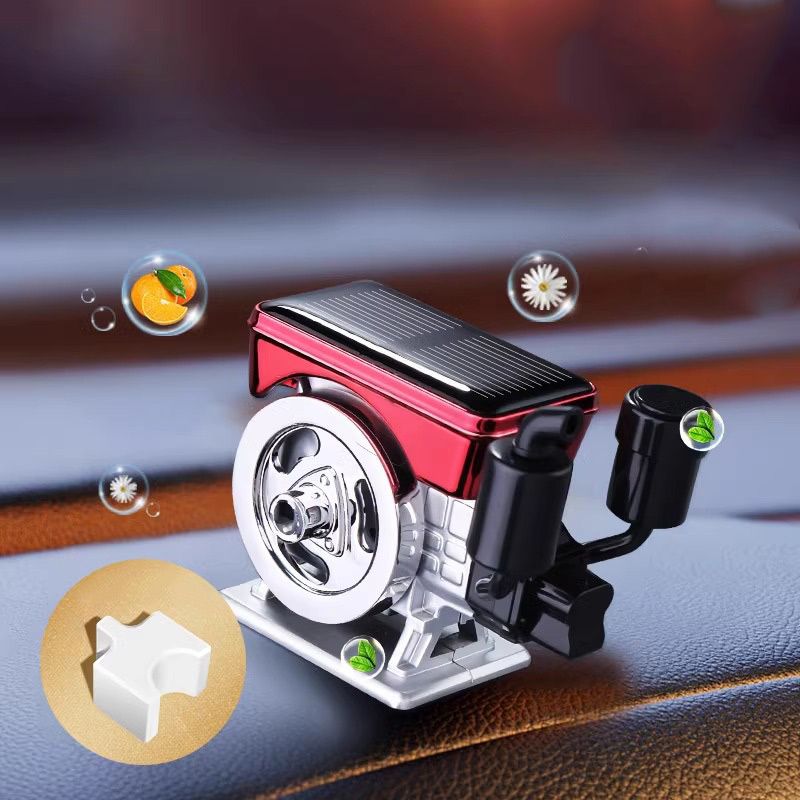 Solarbetriebener, selbstdrehender Aromadiffusor für das Auto