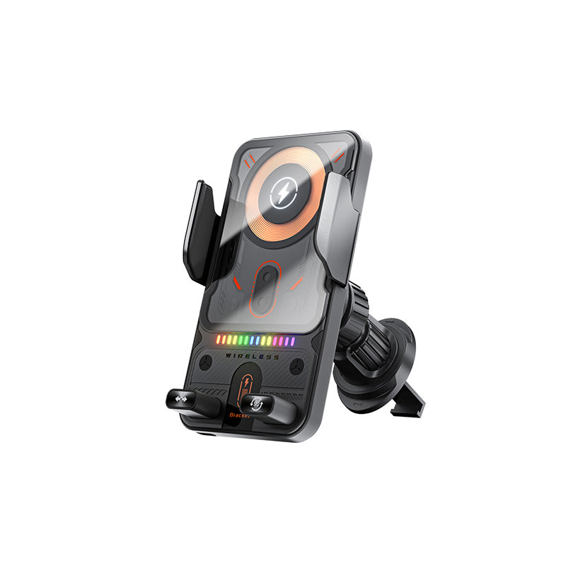 ✨2-in-1-Smartphonehalter für das Auto mit Schwenkfunktion und kabellosem Ladegerät