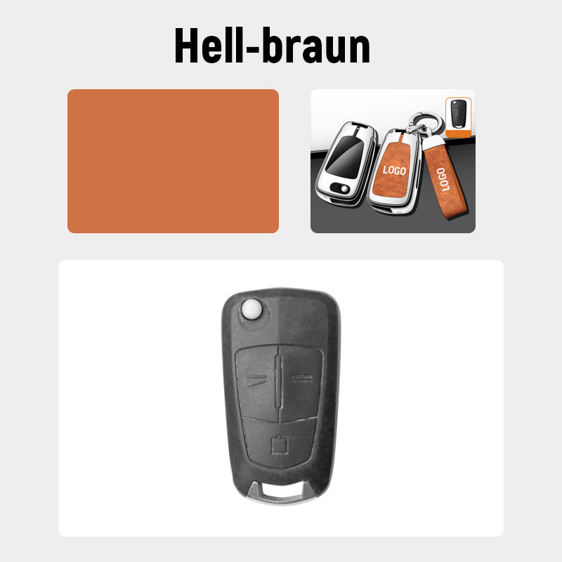 【Für Opel】– Schlüsselhülle aus echtem Leder