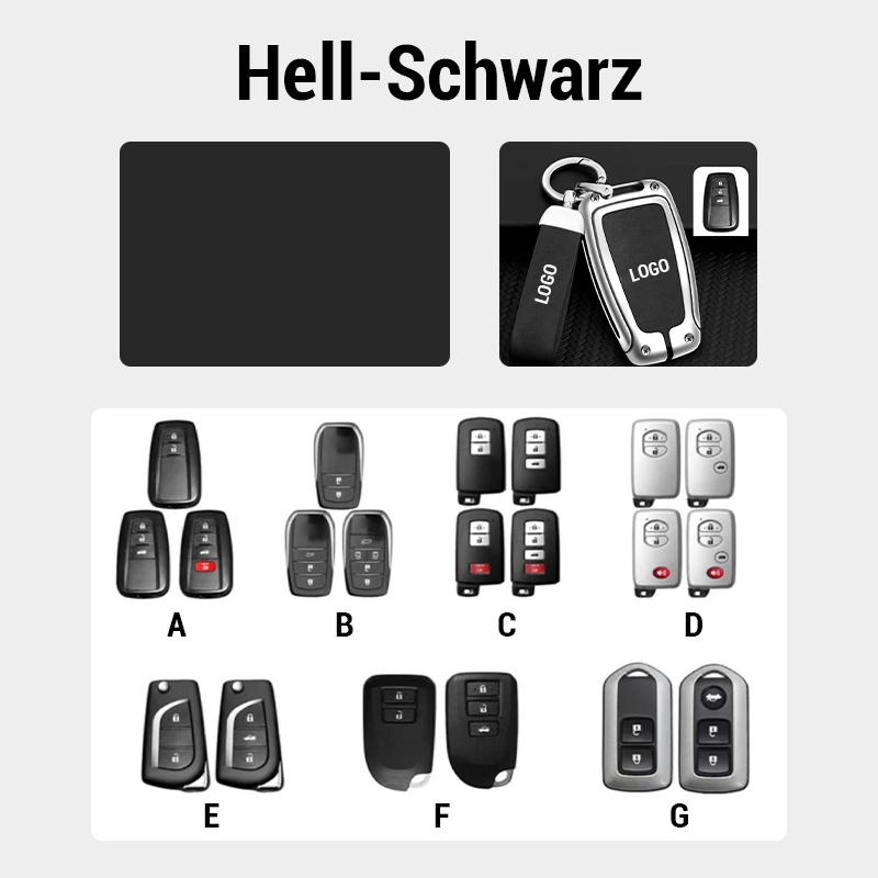 【Für Toyota】– Schlüsselhülle aus echtem Leder