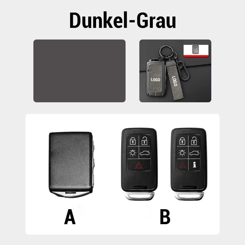 【Für Volvo】– Schlüsselhülle aus echtem Leder